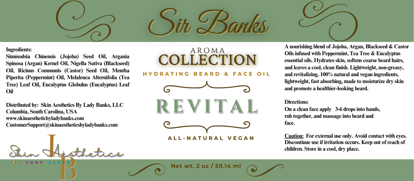 Revital Hydrating Beard & Face Oil